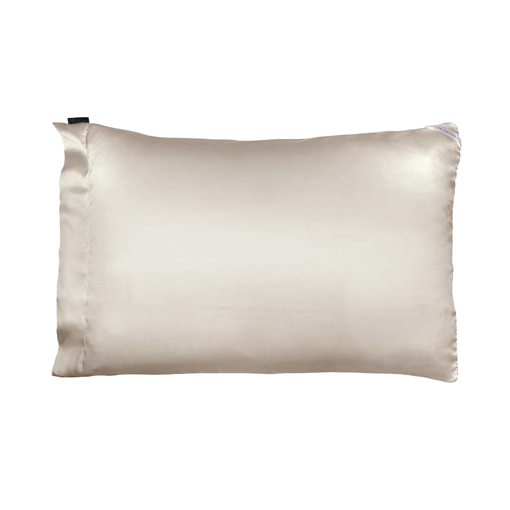 dual sided silk plus pillowcase in champagne