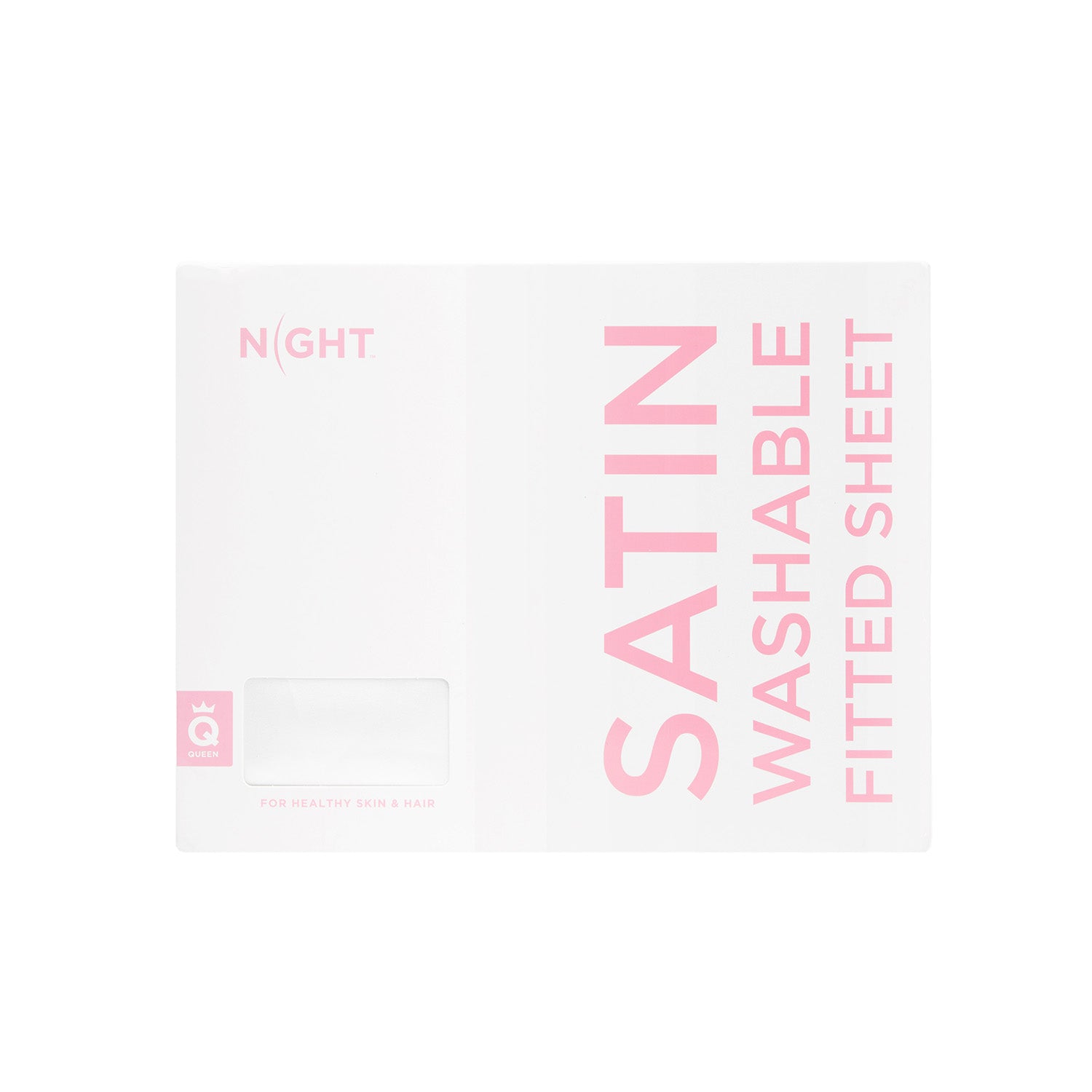 NIGHT SH Satin Satin Washable Sheet (Separates)