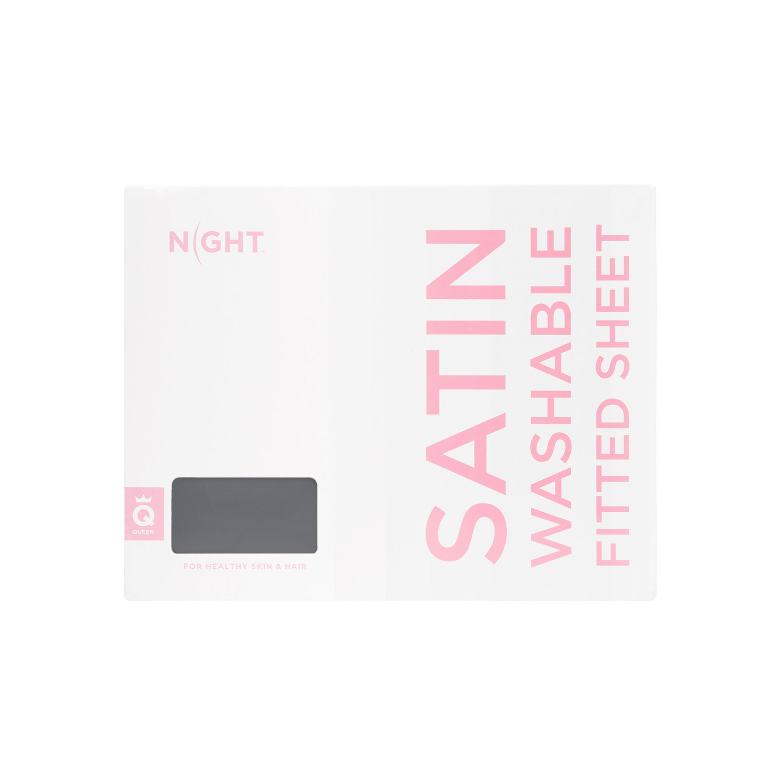 NIGHT SH Satin Satin Washable Sheet (Separates)