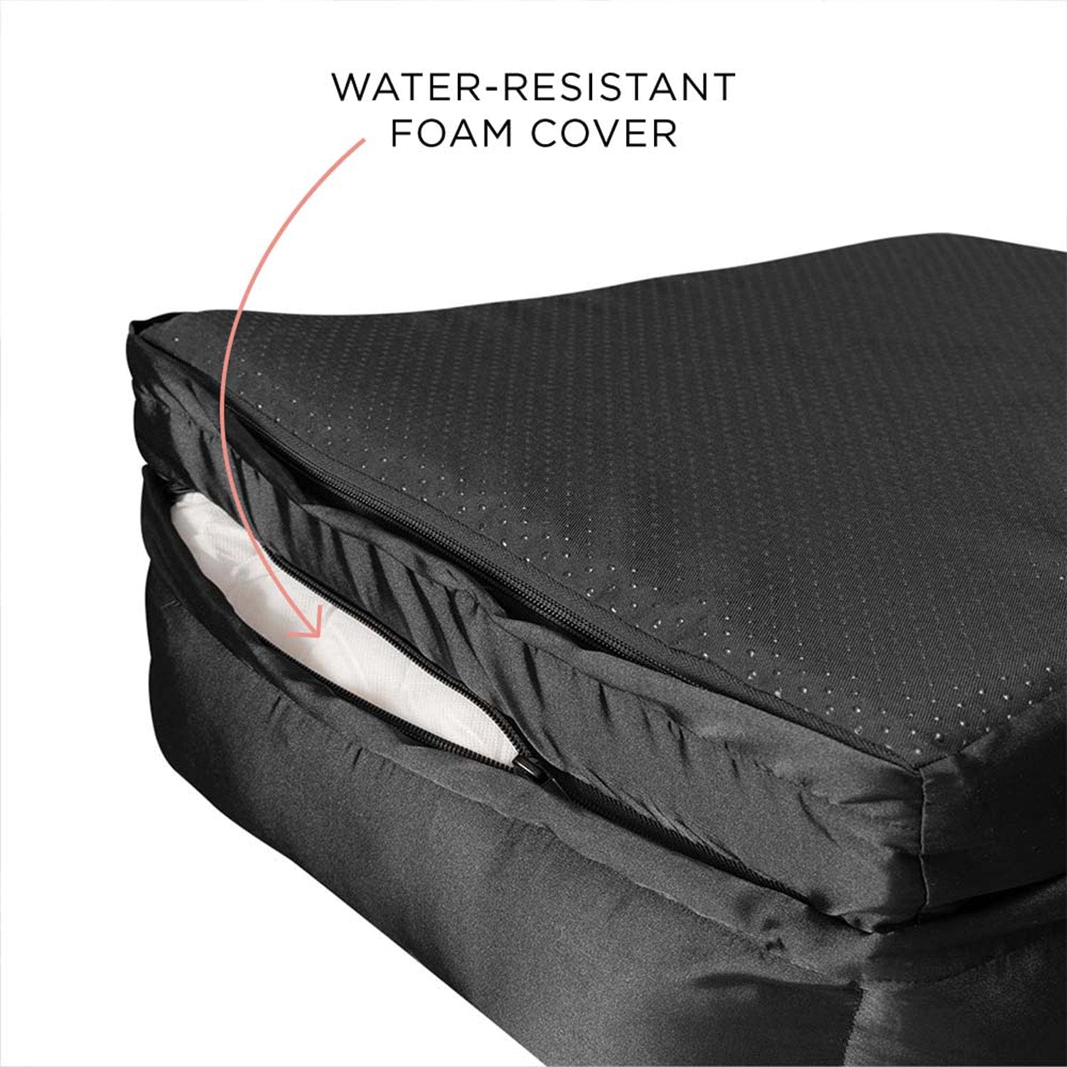 NIGHT Silk Dog Bed Water-Resistant Foam Cover