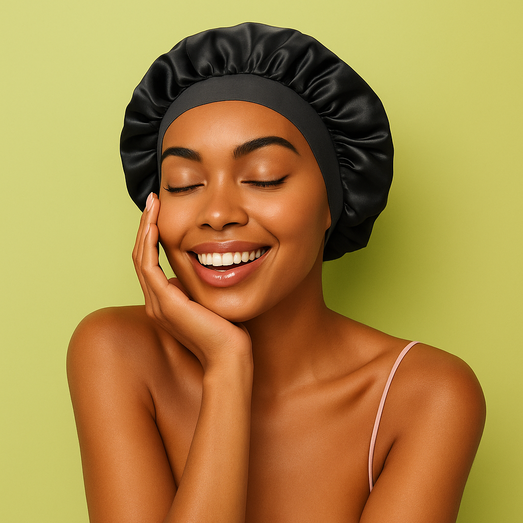 MEND HAIR ACCESSORIES Satin Bonnet, Elastic