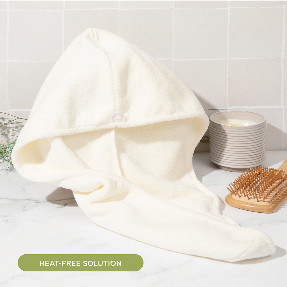 MEND HAIR ACCESSORIES Spa White Quick Dry Hair Towel