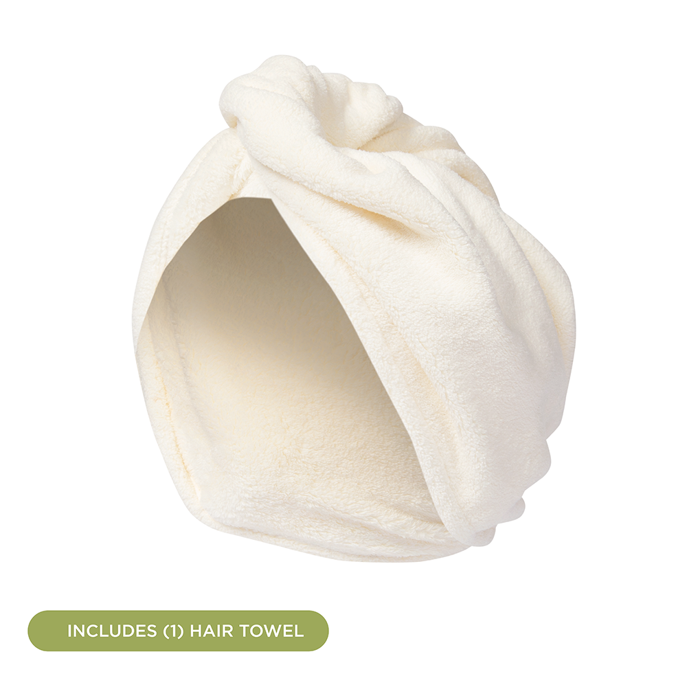 MEND HAIR ACCESSORIES Spa White Quick Dry Hair Towel