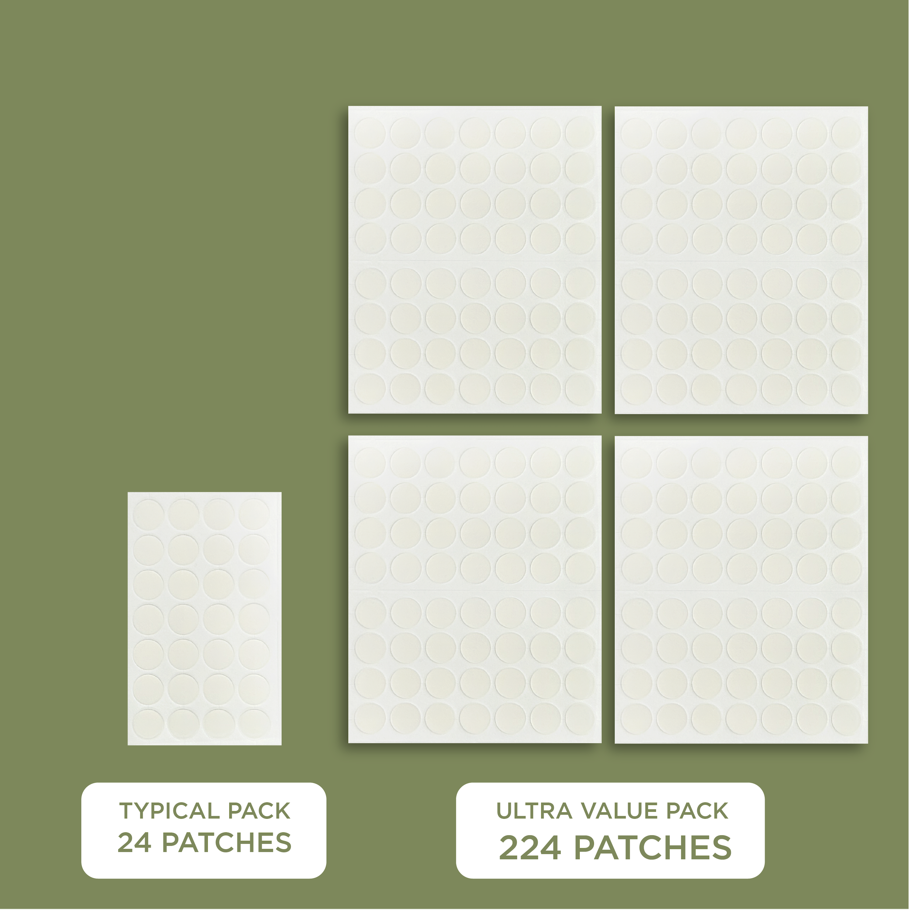 NIGHT Duplicate Everyday Pimple Patches, Ultra Value Pack, 224 Ct