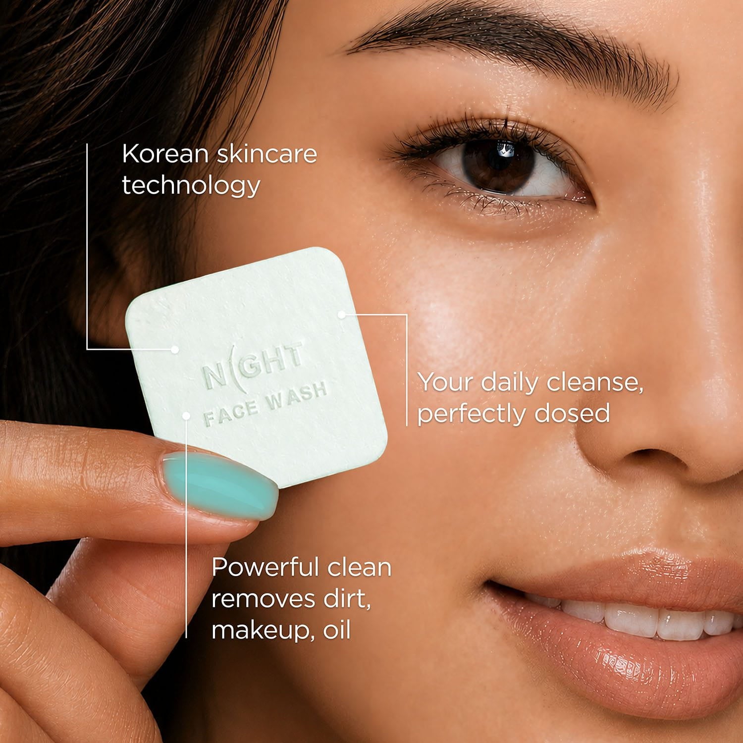 NIGHT Duplicate Magic Face Cleanser Sheets, Instantly Dissolves