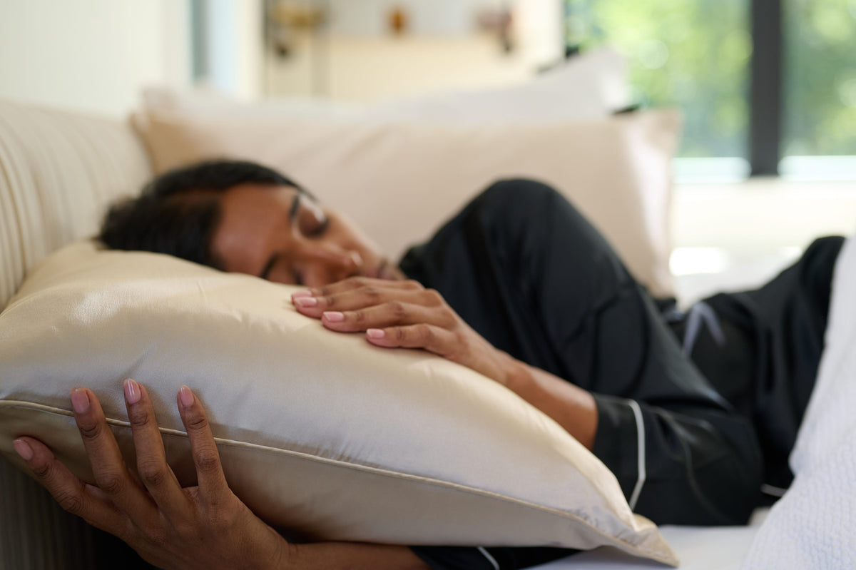 NIGHT Duplicate Silk Sleep Set, Pillowcase & Eye Mask