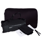 NIGHT Duplicate Standard\Queen / Pillow + Extra Pillowcase + Compression Travel Case Silk Airlight Foam NIGHT Pillow