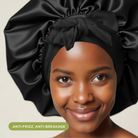 NIGHT HAIR ACCESSORIES Satin Bonnet, Tie