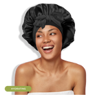 NIGHT HAIR ACCESSORIES Satin Bonnet, Tie