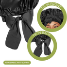 NIGHT HAIR ACCESSORIES Satin Bonnet, Tie