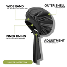 NIGHT HAIR ACCESSORIES Satin Bonnet, Tie