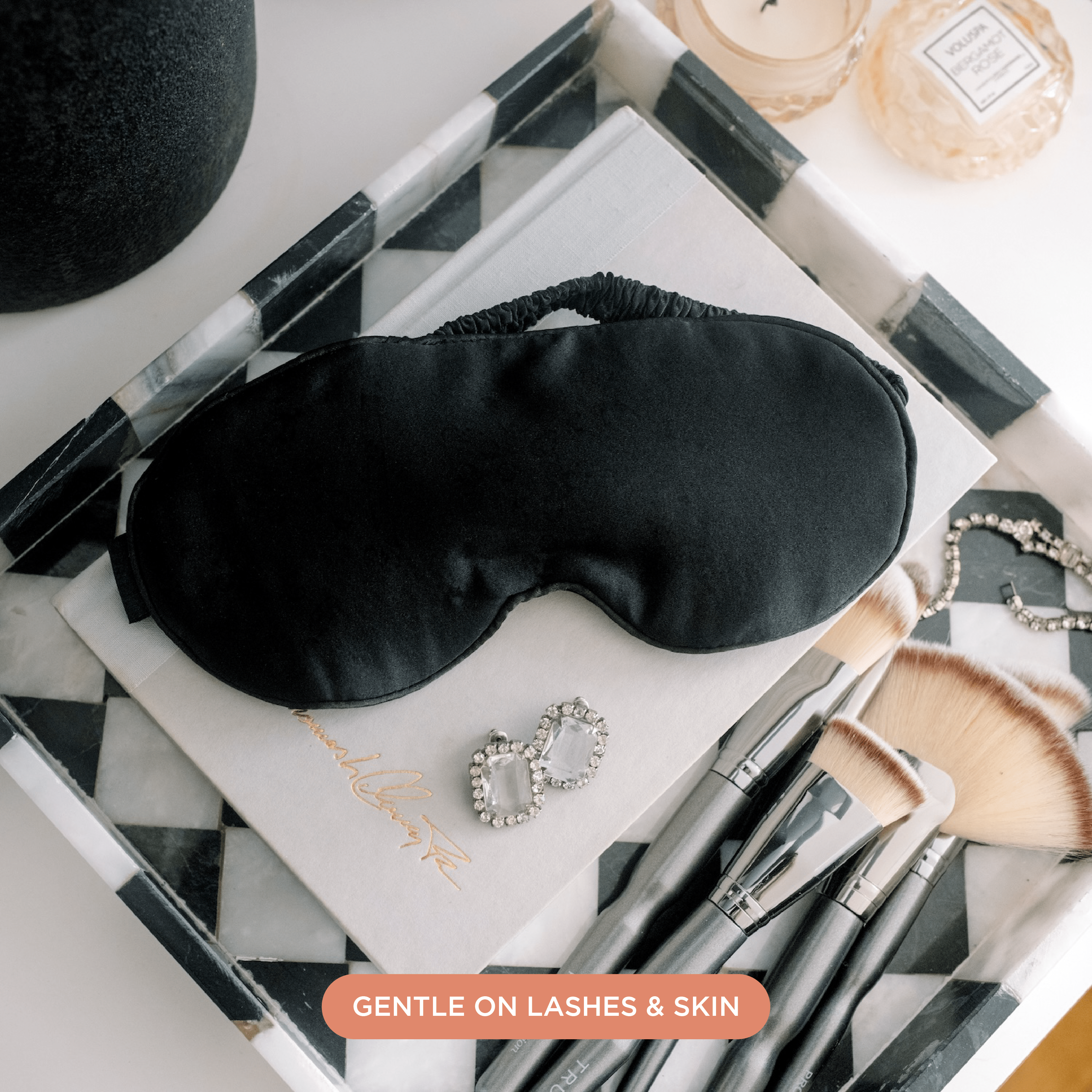 NIGHT PC + Eyemask Satin Sleep Set, Pillowcase & Sleep Mask