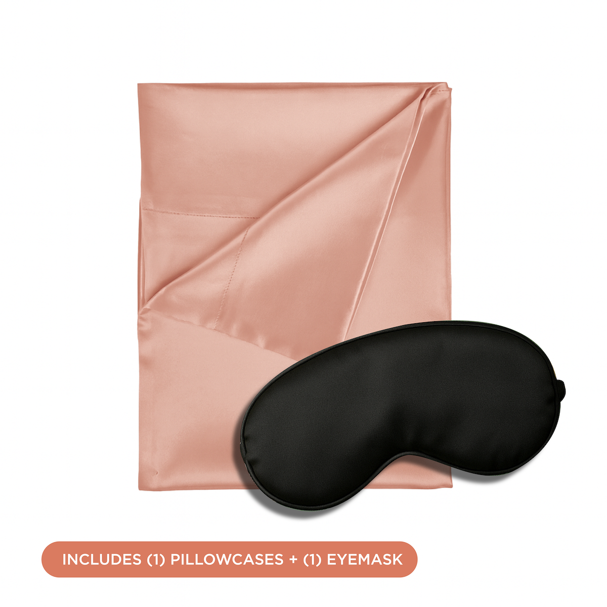 NIGHT PC + Eyemask Satin Sleep Set, Pillowcase & Sleep Mask