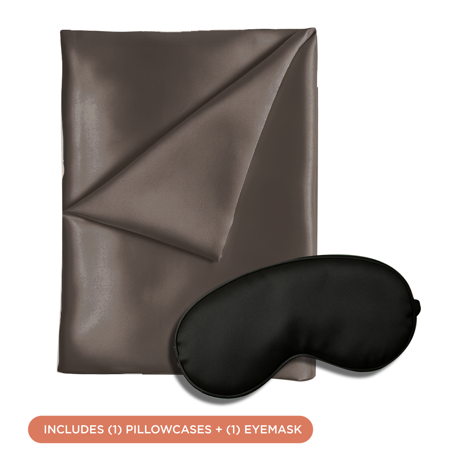 NIGHT PC + Eyemask Satin Sleep Set, Pillowcase & Sleep Mask