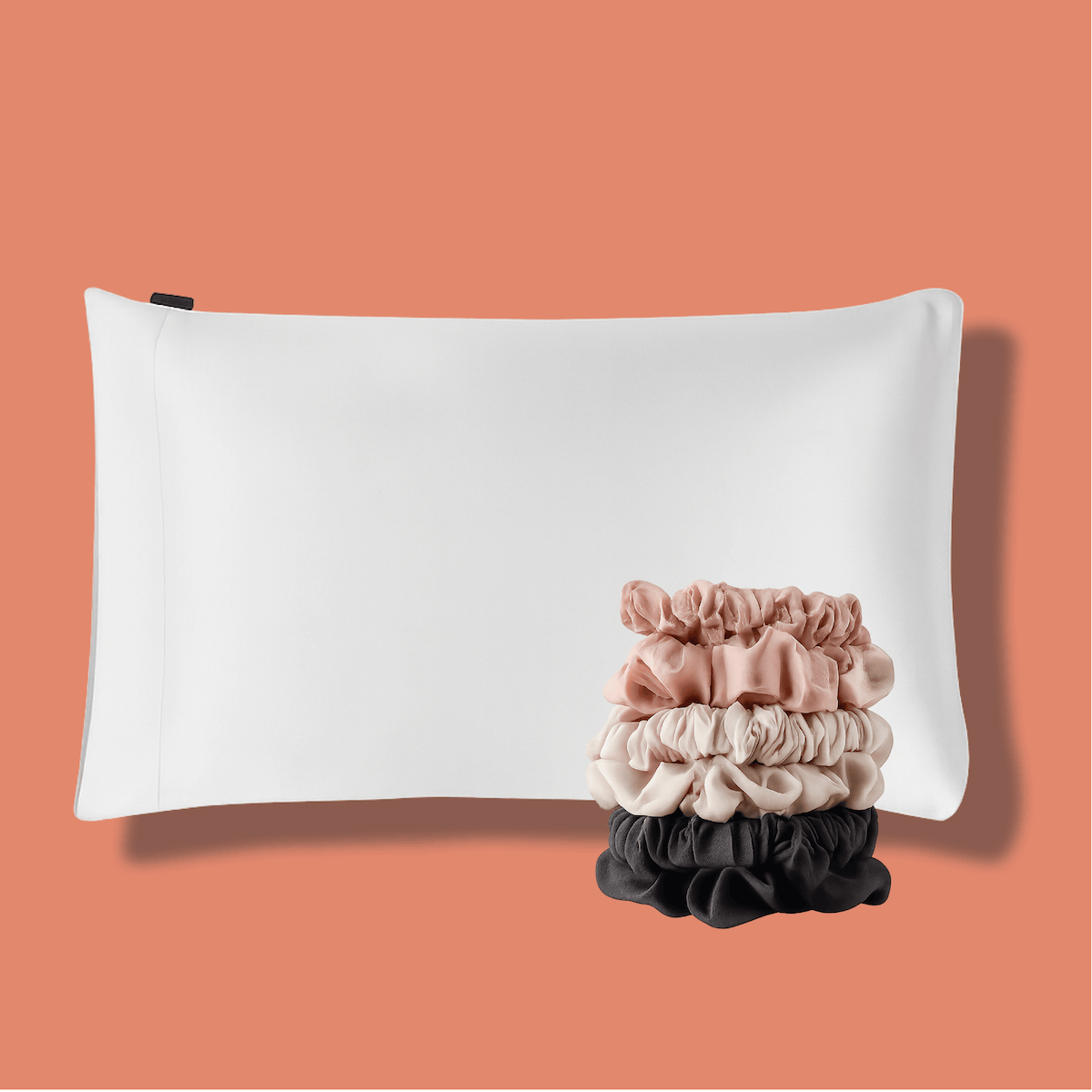 NIGHT PC + Scrunchie Satin Haircare Set, Pillowcase & Scrunchies