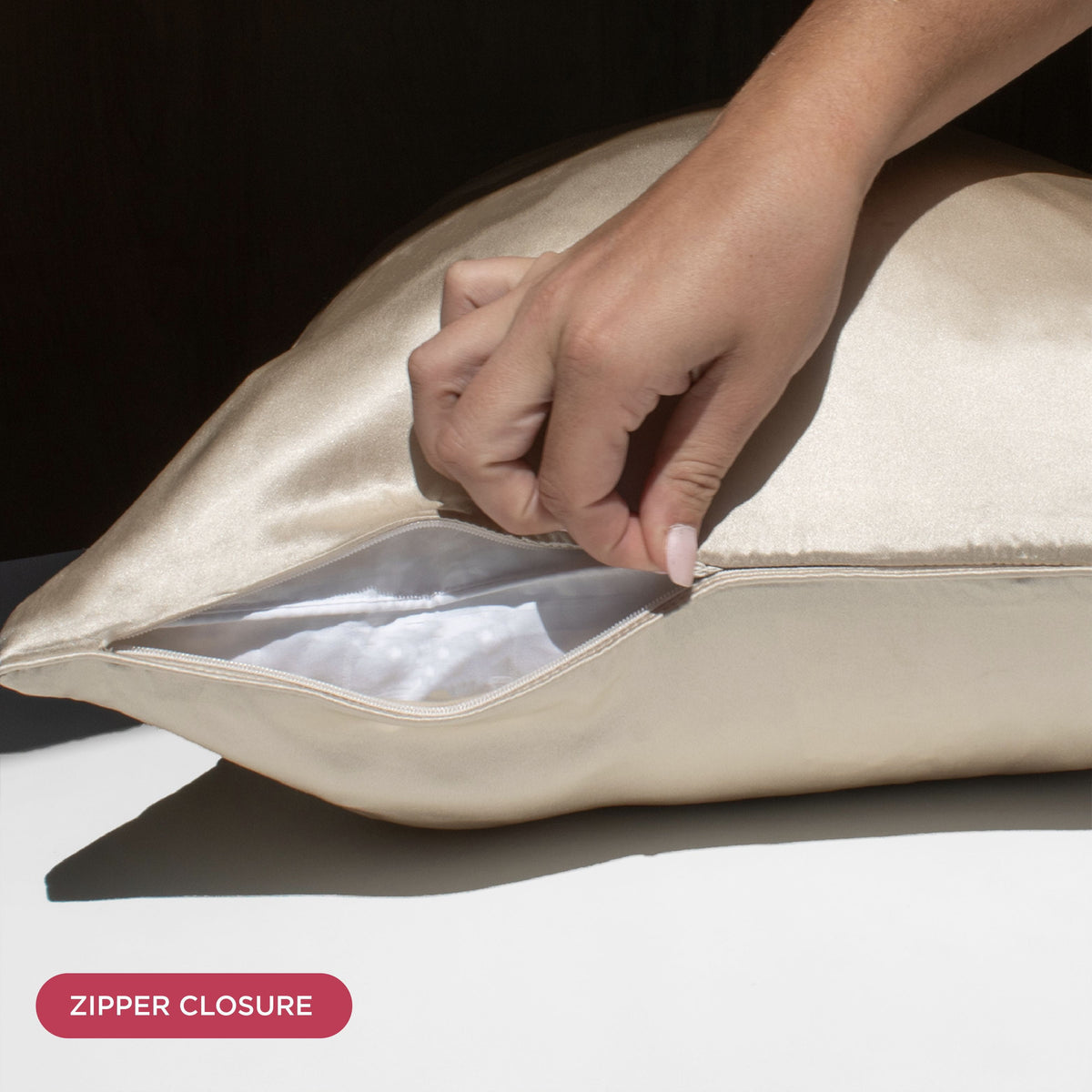 NIGHT PC Silk 100% Mulberry Silk Pillowcase, 2 Pack