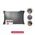 NIGHT PC Silk 100% Mulberry Silk Pillowcase, 2 Pack