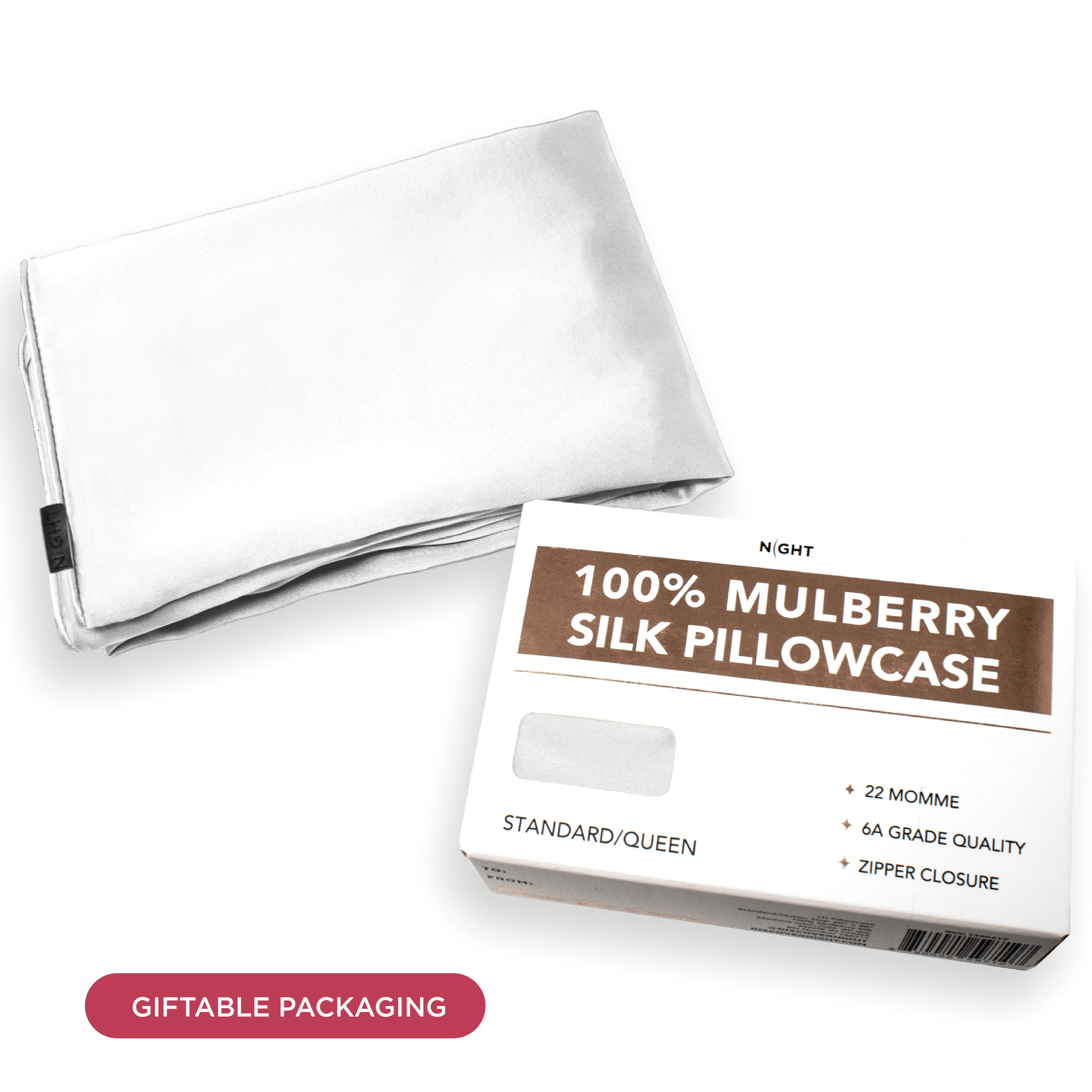 NIGHT Silk Pillowcase - Thumbnail 3