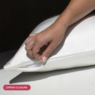 NIGHT PC Silk Silk Pillowcase, 100% Silk, Zipper