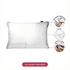 NIGHT PC Silk Silk Pillowcase, 100% Silk, Zipper