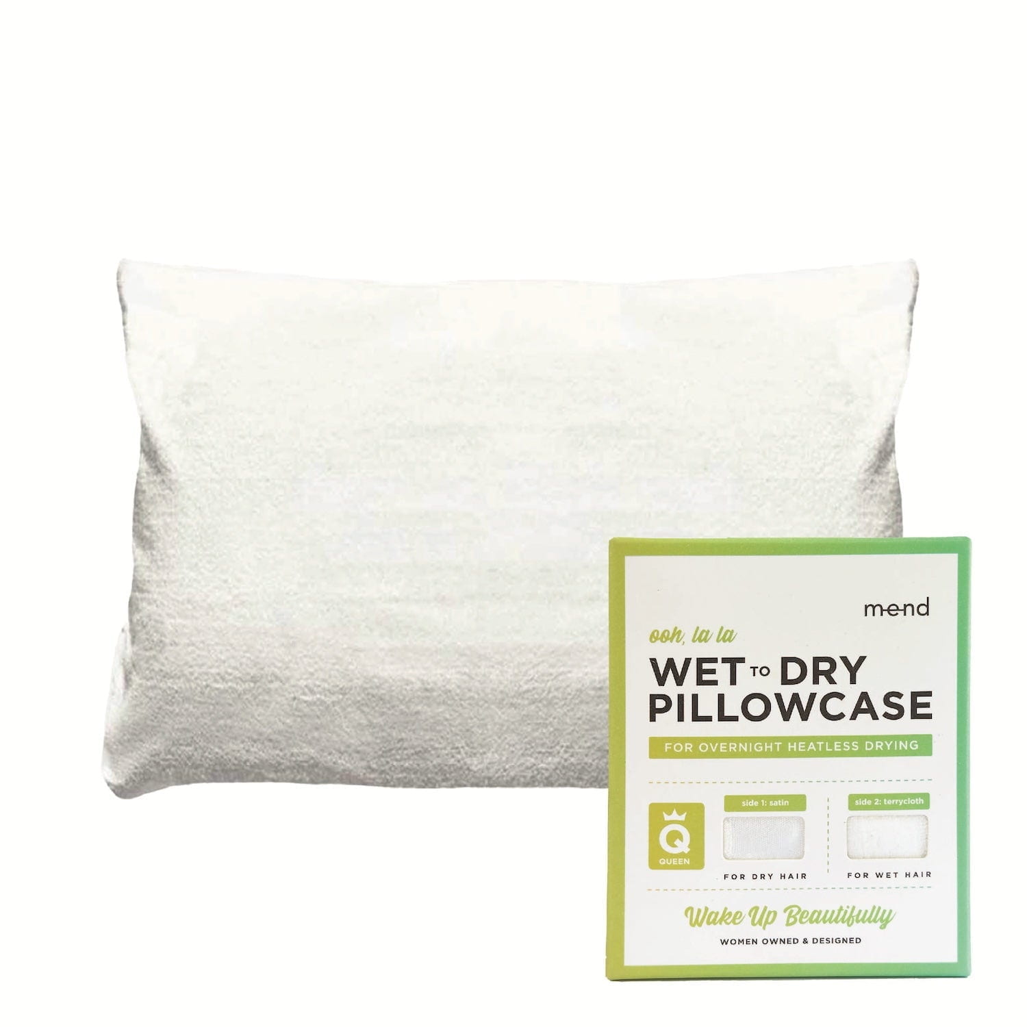 NIGHT PC Wet/Dry Haircare Pillowcase (for Wet Hair), Zipper