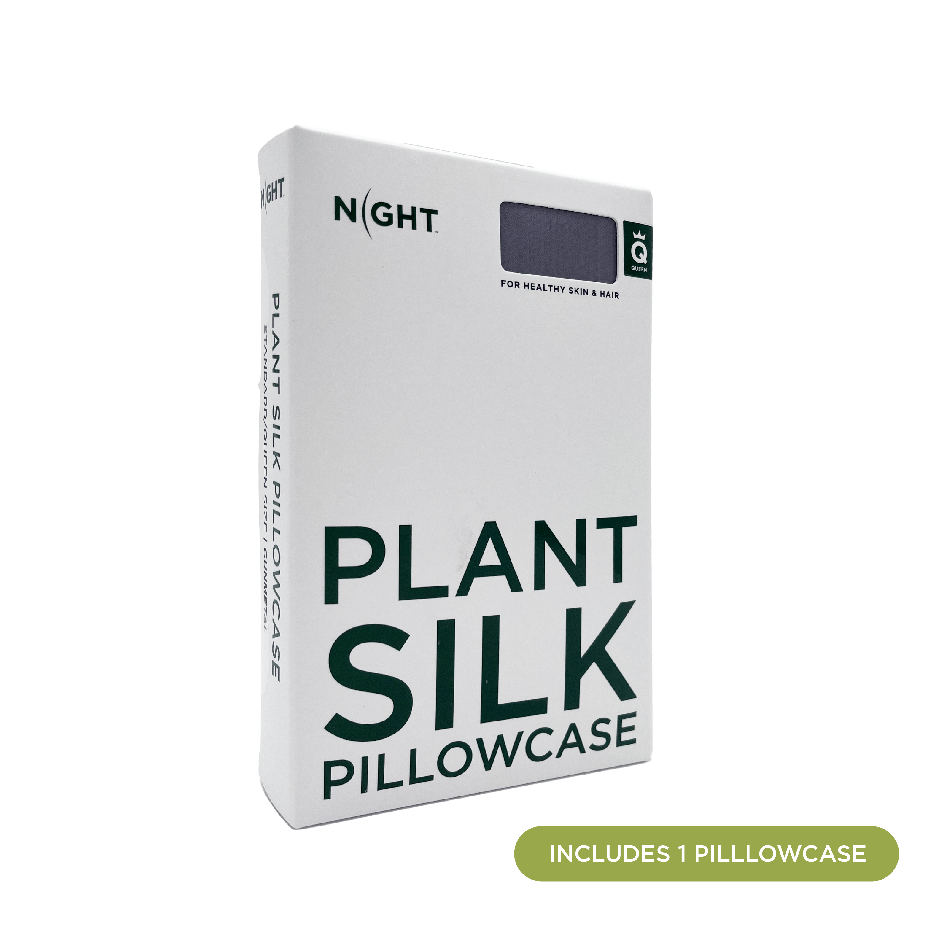 NIGHT PC Silk Plant Silk Pillowcase