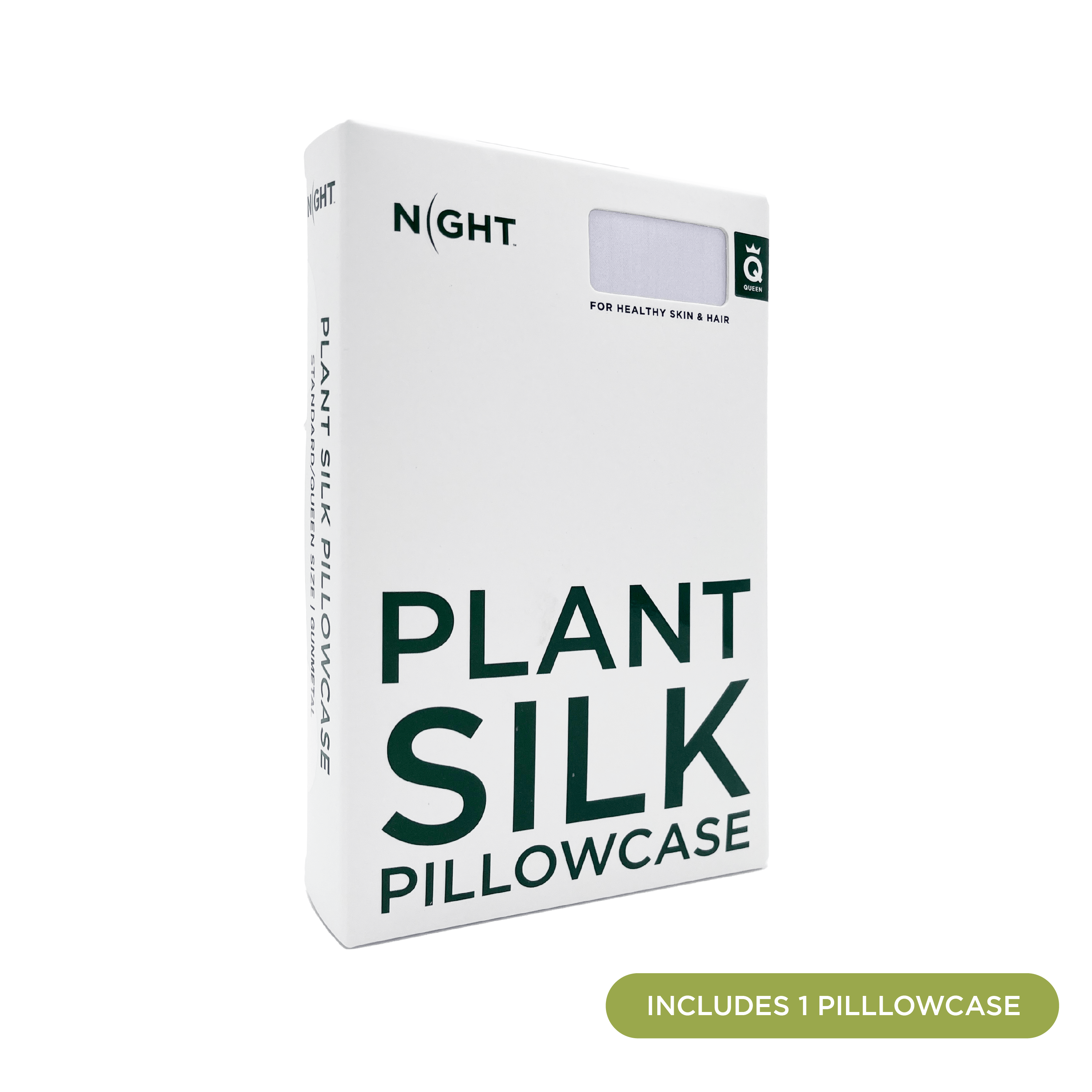 NIGHT PC Silk Plant Silk Pillowcase