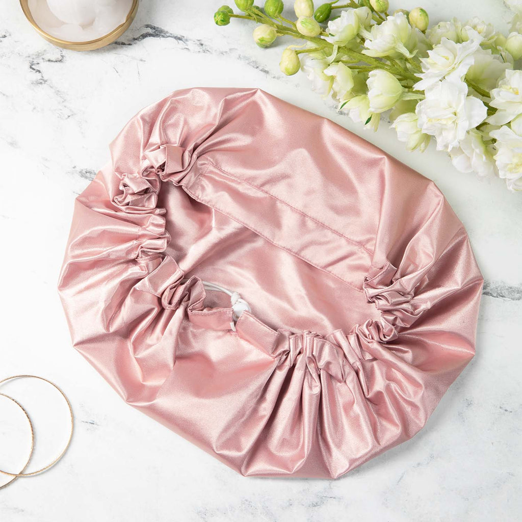 NIGHT Duplicate Satin Shower Cap