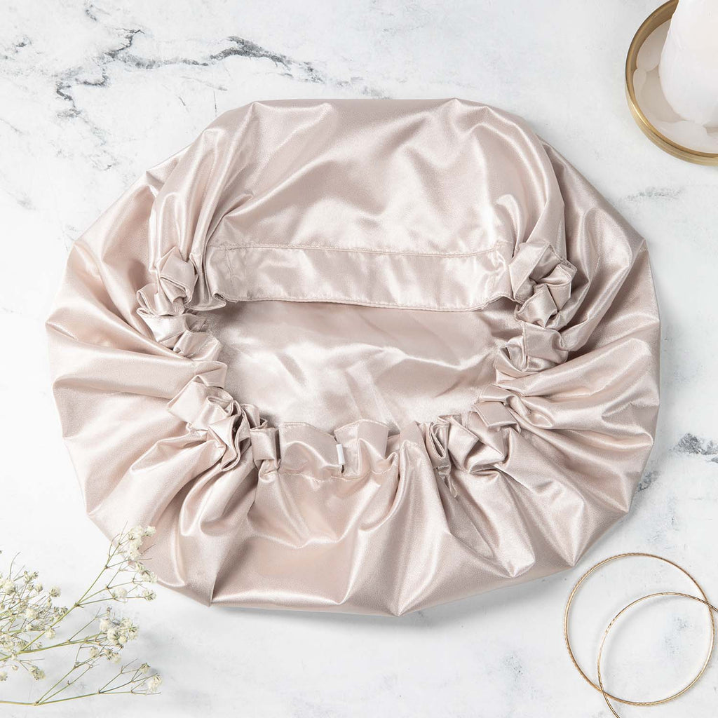 NIGHT Duplicate Satin Shower Cap