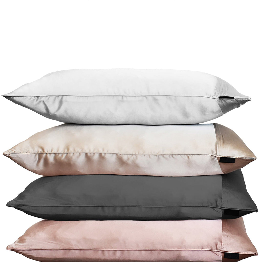 trisilk pillows stacked