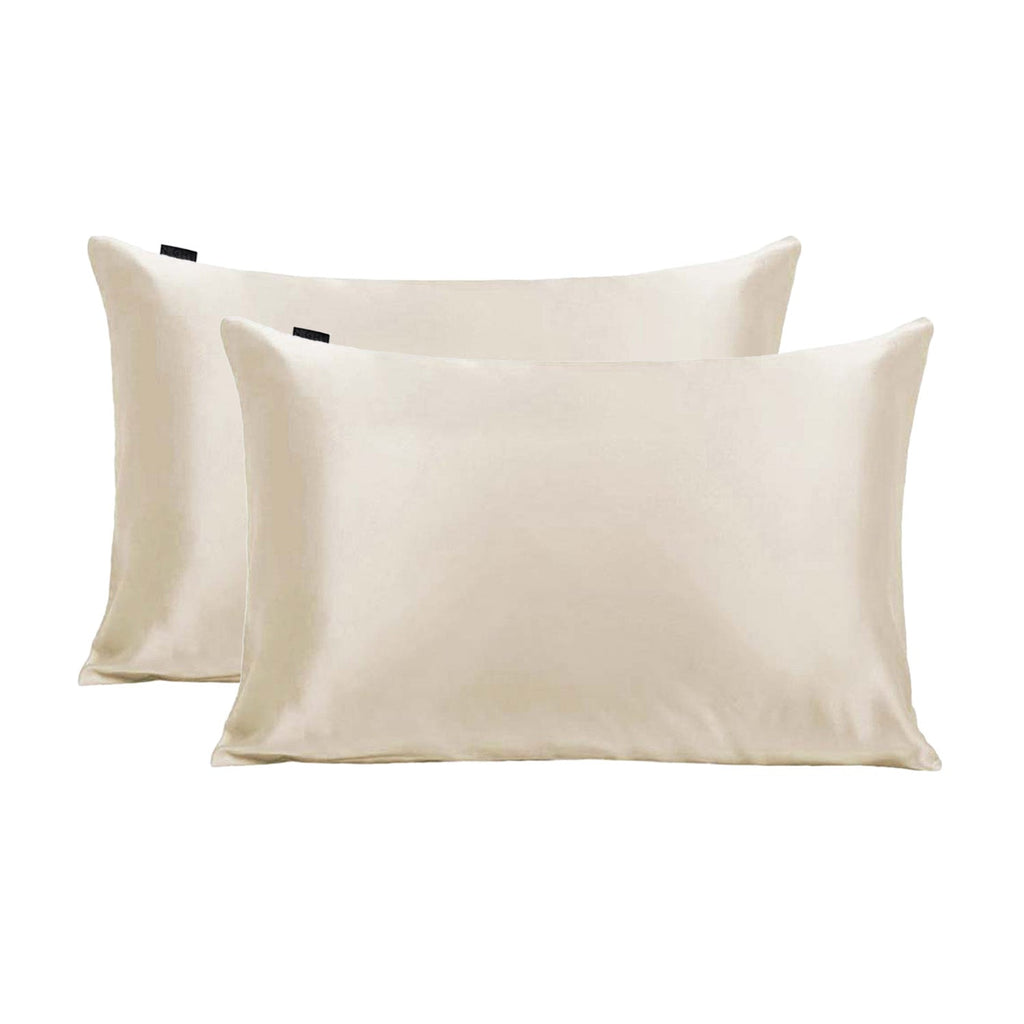 Champagne 2pk vegan satin pillowcase