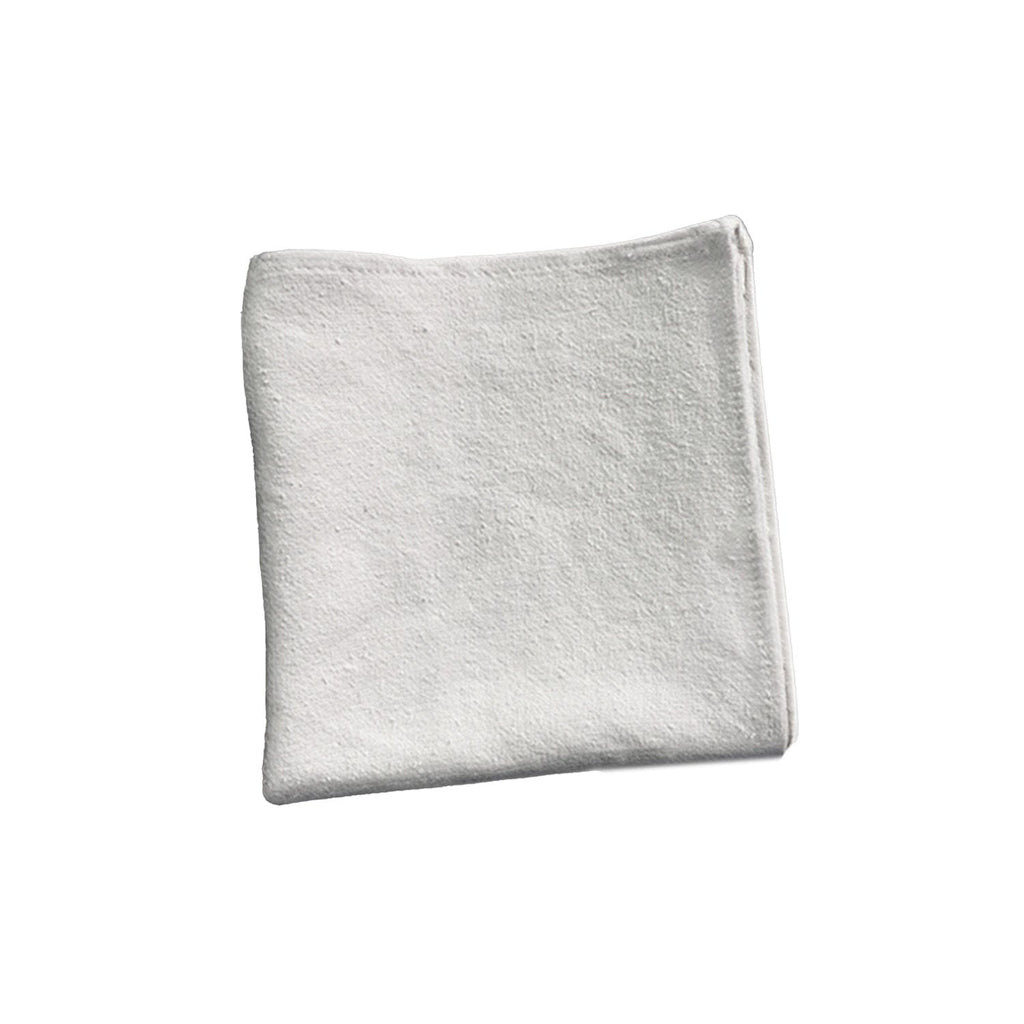 1 folded raw silk washcloth