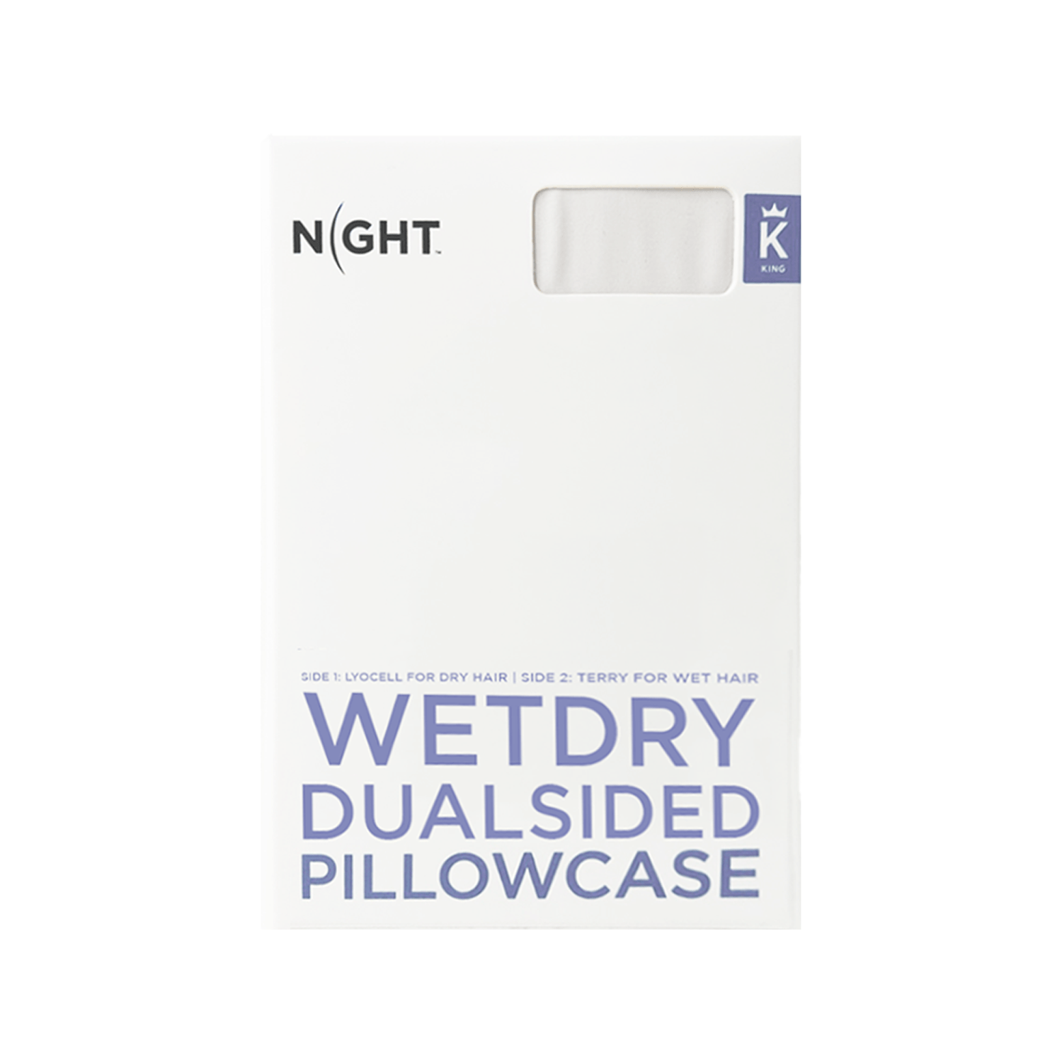 NIGHT PC Wet/Dry Wet/Dry Dualsided Pillowcase