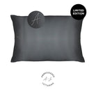 NIGHT PC Satin Standard/Queen / Gunmetal / A Monogrammed Satin Pillowcase - Limited Edition!