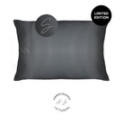 NIGHT PC Satin Standard/Queen / Gunmetal / S Monogrammed Satin Pillowcase - Limited Edition!