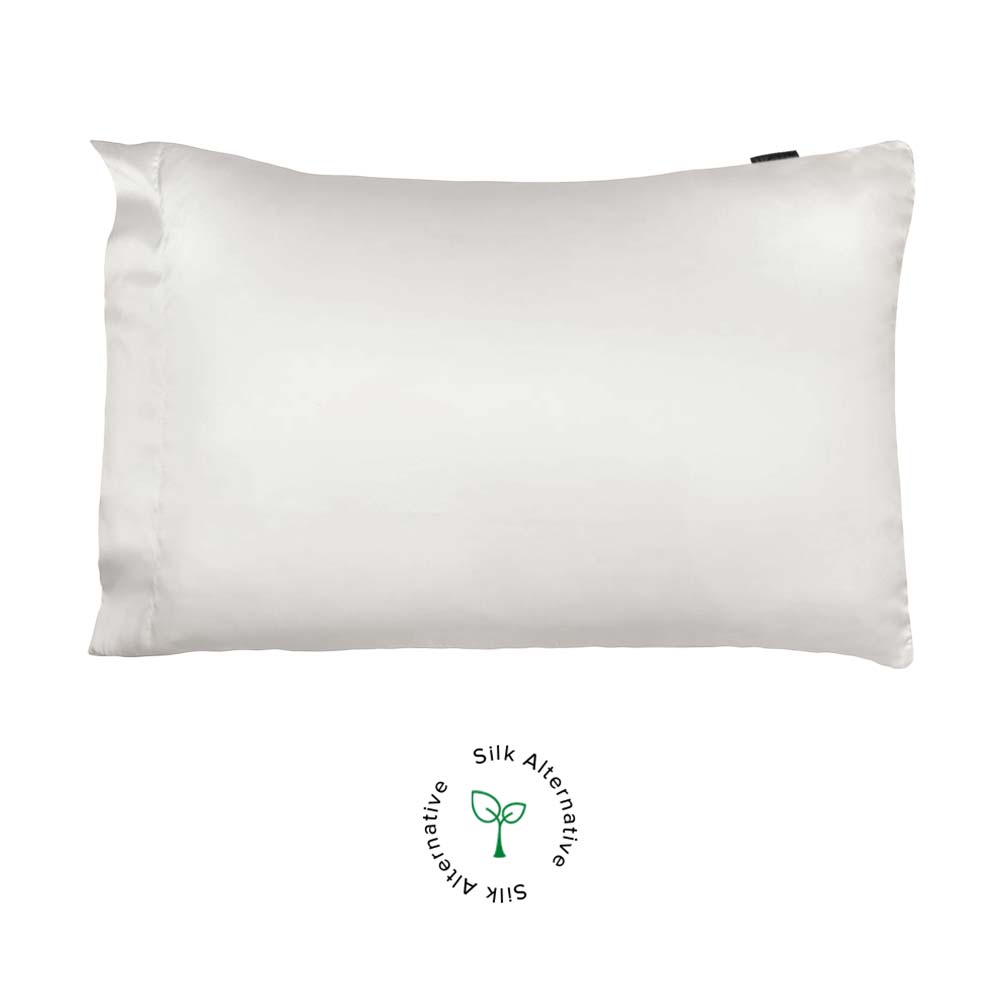 White Cupro Pillowcase