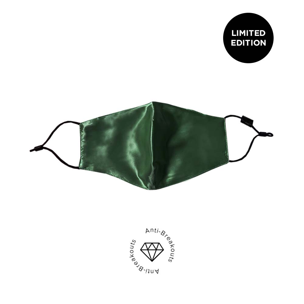 NIGHT Face Masks Emerald / 1-Pack Silk Face Mask - Limited Edition!