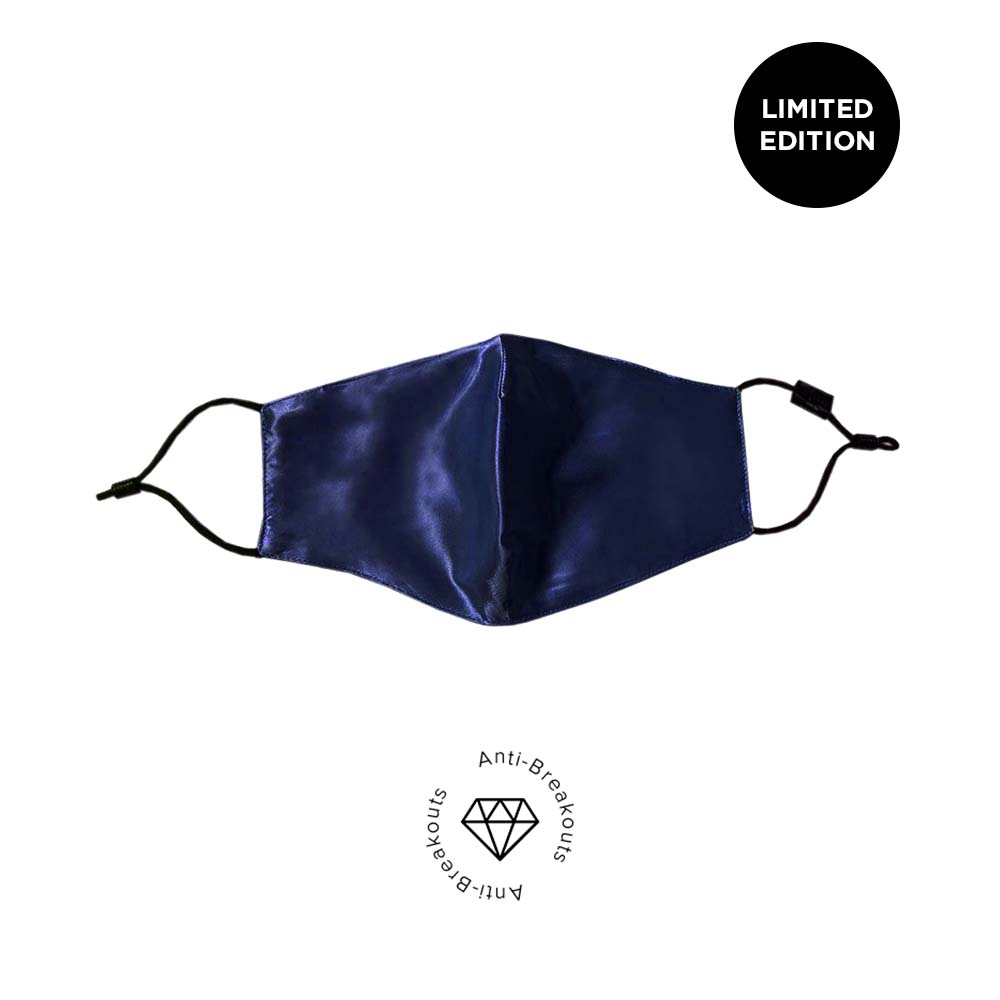 NIGHT Face Masks Navy / 1-Pack Silk Face Mask - Limited Edition!